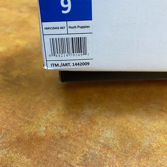 NEW Men's Hush Puppies Colby Oxford Black Leather HMV10442 007 size 9 - Picture 8 of 8